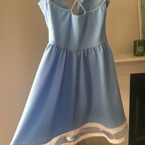 Blight blue party dress